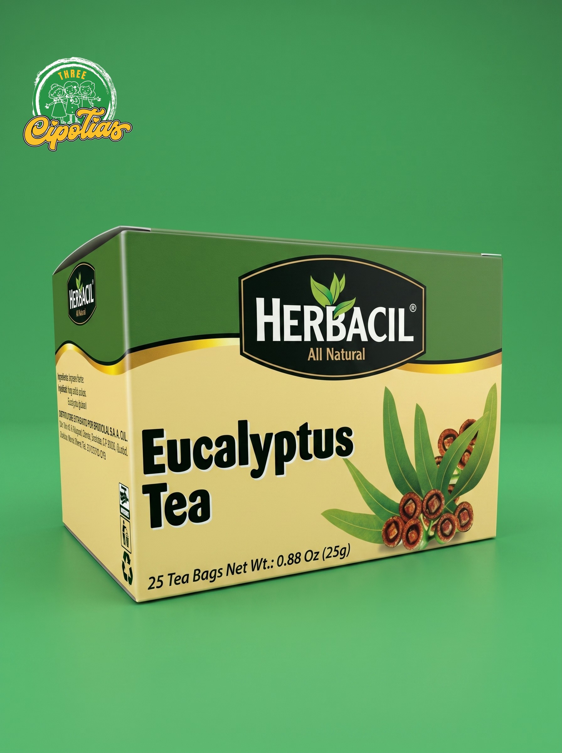 Herbacil Té de Eucalipto 25ct