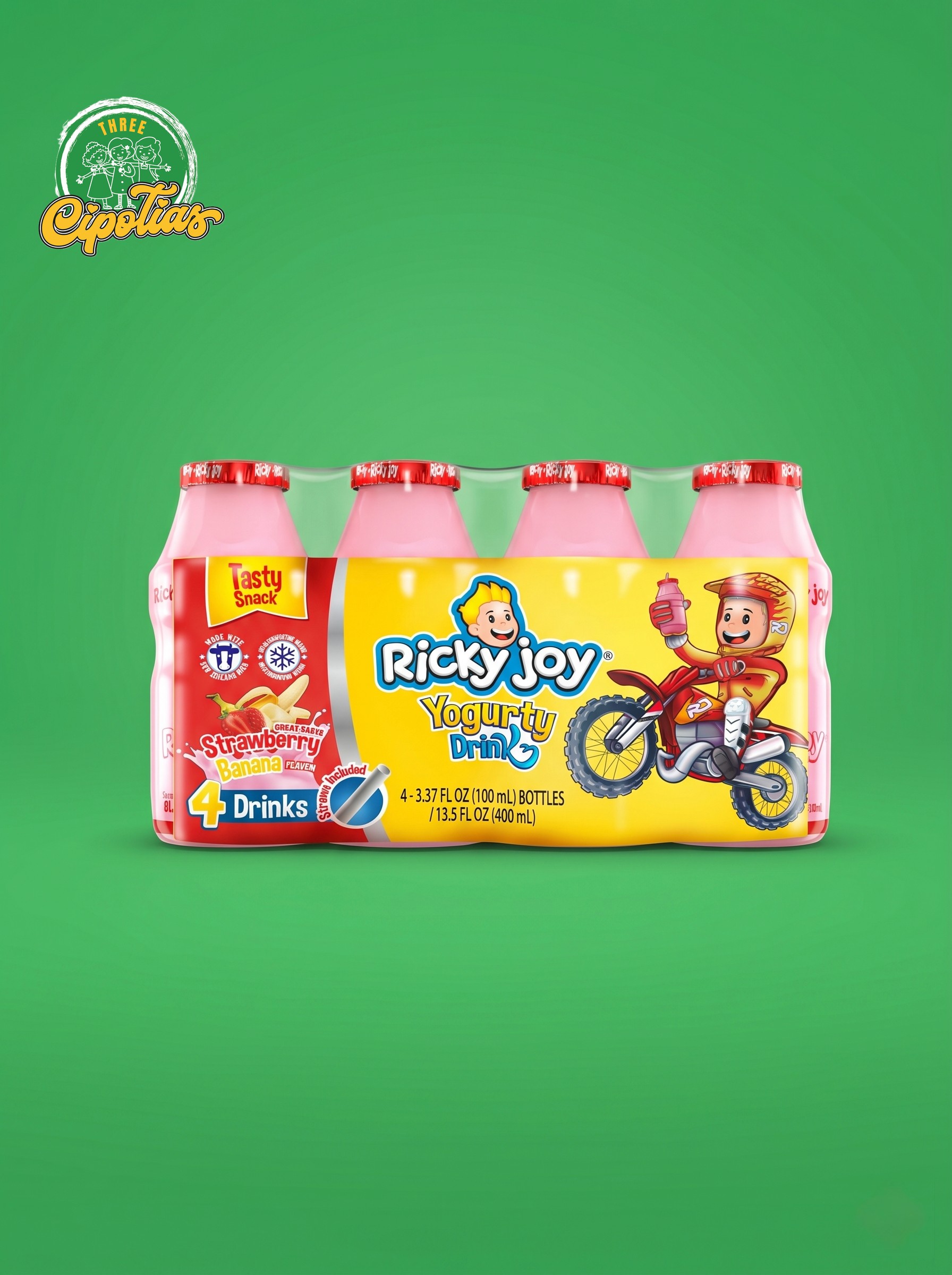 Ricky Joy Yogurty Drink Fresa Banano