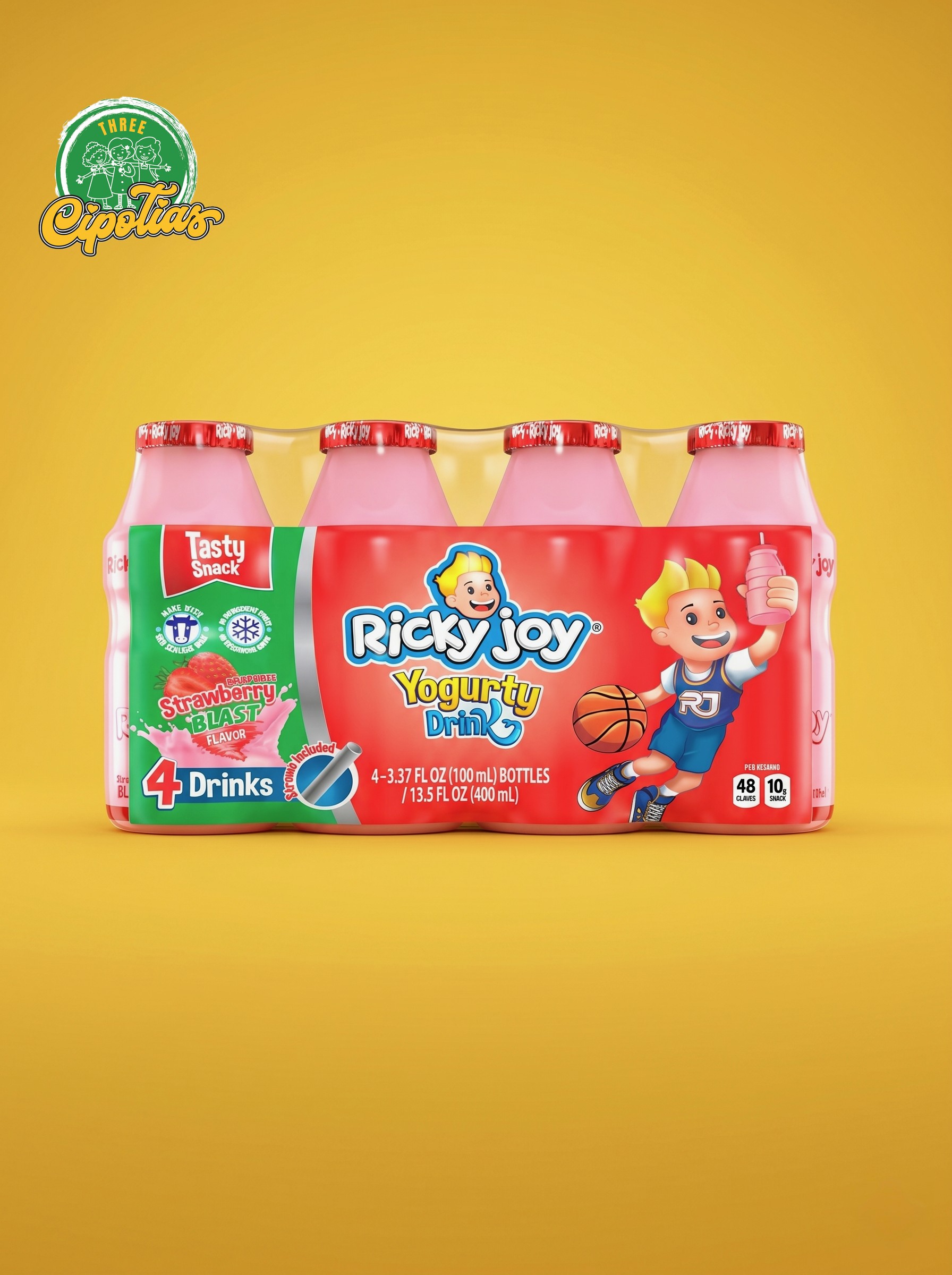 Ricky Joy Yogurty Drink Fresa Blast