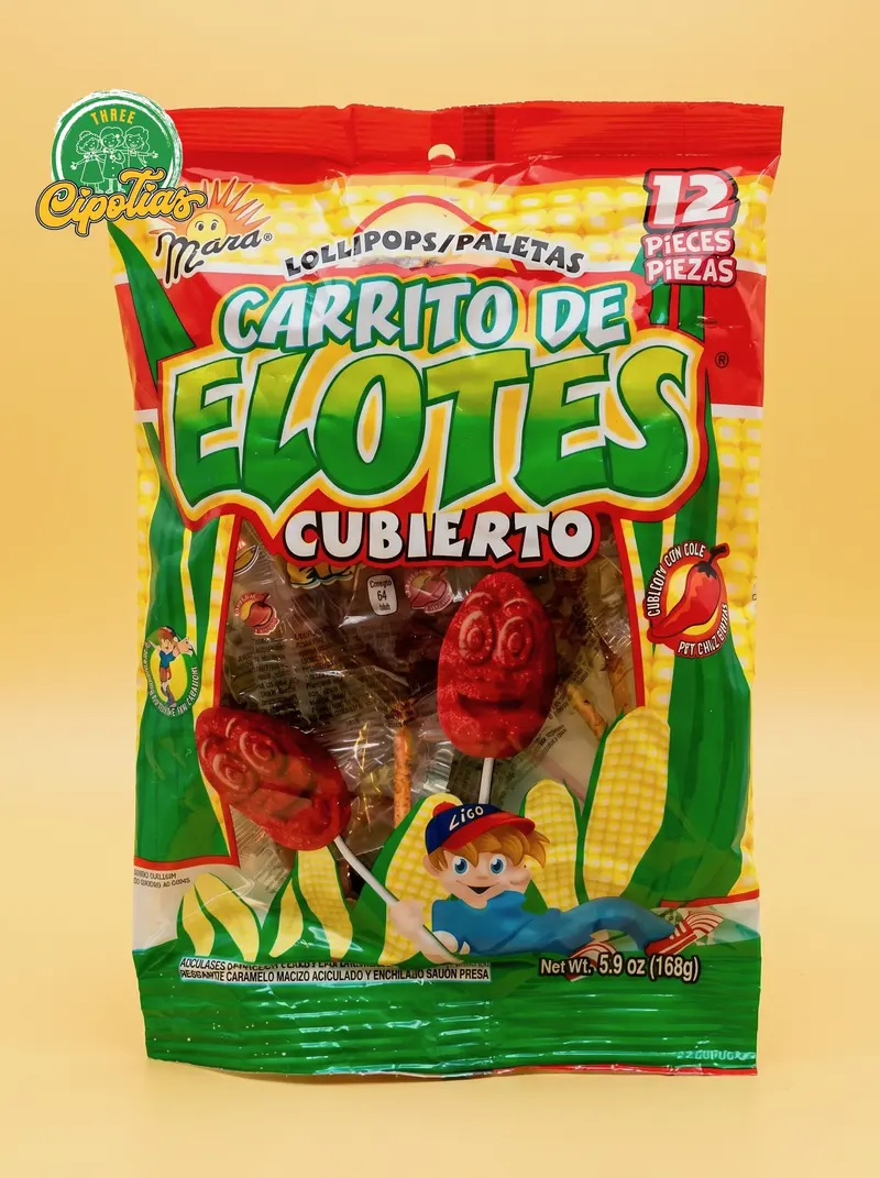 Dulces Mara Carrito de Elotes Lollipops
