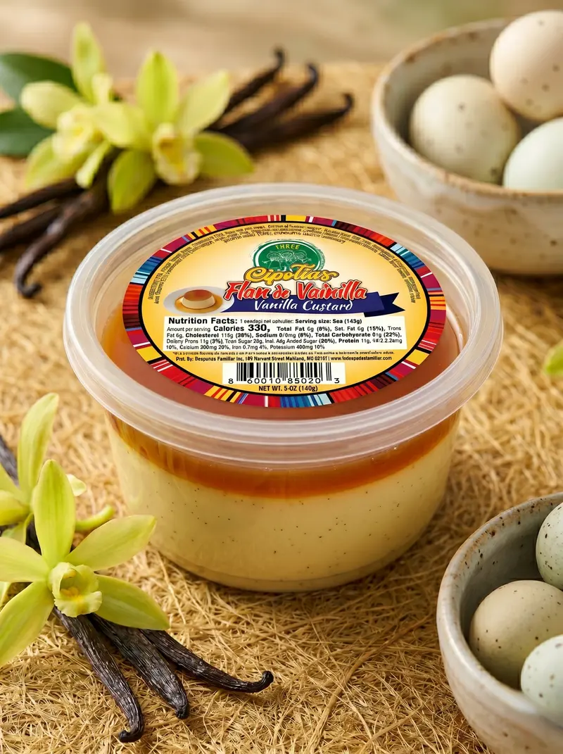 Flan de Vainilla