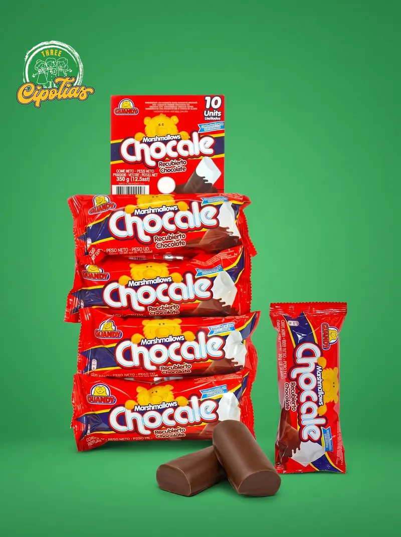 Guandy Chocolé Malvaviscos Chocolate 10 Piezas