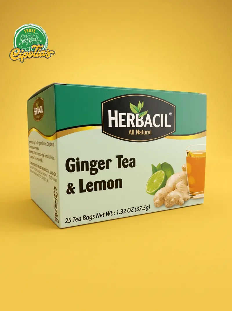 Herbacil Té Jengibre y Limón 25ct