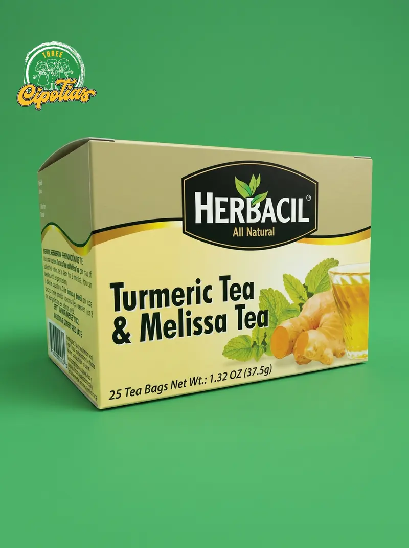 Herbacil Té Cúrcuma y Melisa 25ct