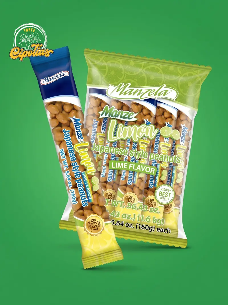 Manzela Japanese Peanuts Limón