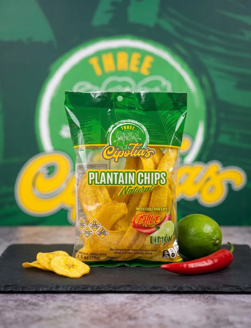 Plantain Chips Chile Limón