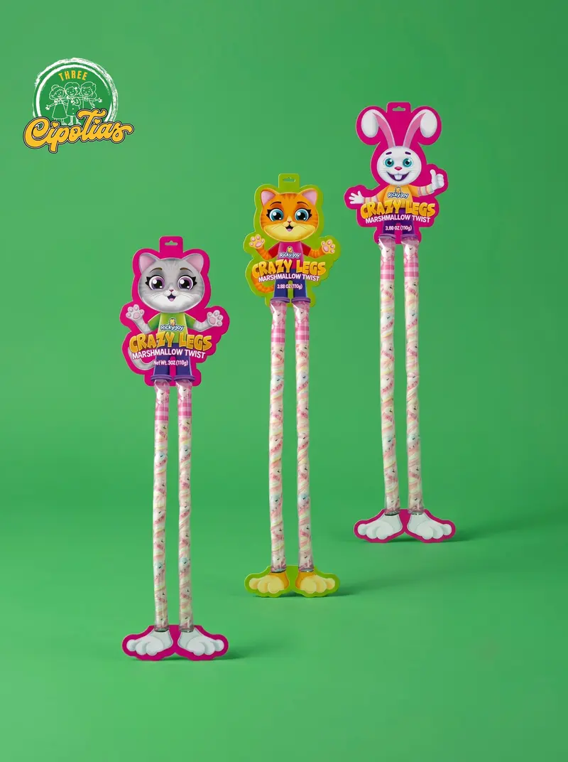 Ricky Joy Crazy Legs Marshmallow Twist