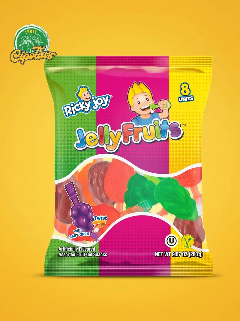 Ricky Joy Jelly Fruits 8 Piezas