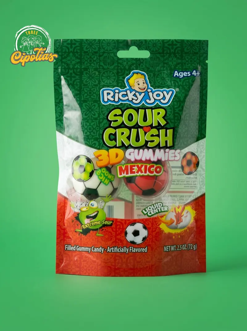 Ricky Joy Sour Crush 3D Gummies México