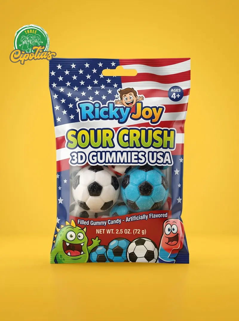 Ricky Joy Sour Crush 3D Gummies USA