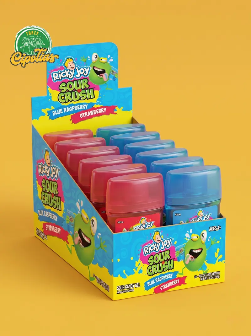 Ricky Joy Sour Crush Blue Raspberry & Strawberry