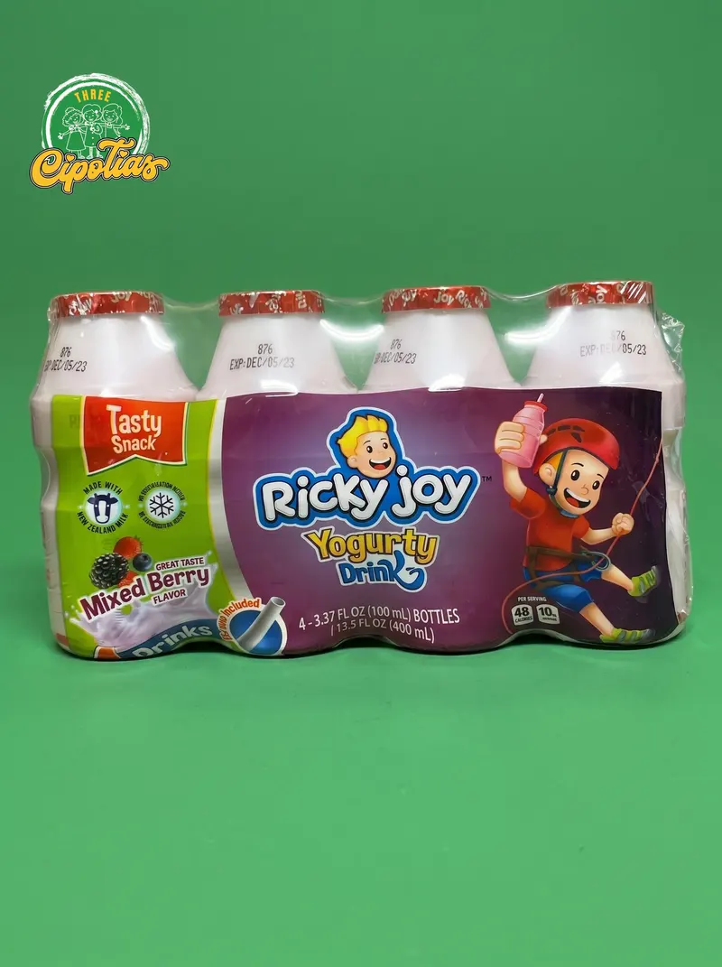 Ricky Joy Yogurty Drink Mixed Berry 4-pack