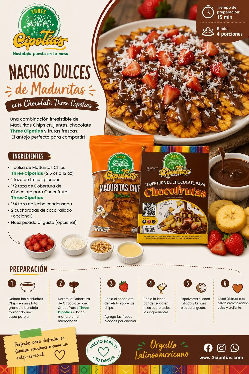 Nachos Dulces de Maduritas